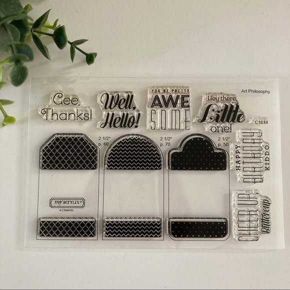 CTMH TAGGED with LOVE Clear Stamp Set - Picture 2 of 5